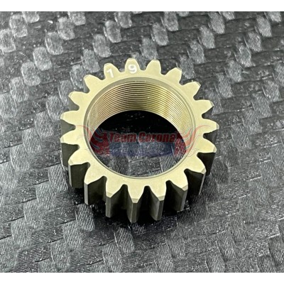 Blue Flame 19T Hard Coating 7075 1st Pinion Gear for MRX6X MS6101
